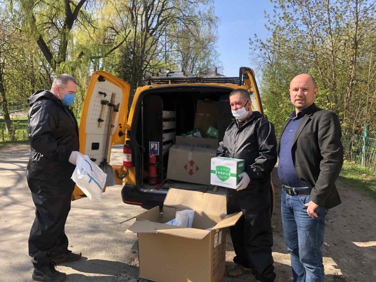 Підтримка медиків: «Львівгаз» знову передало засоби індивідуального захисту