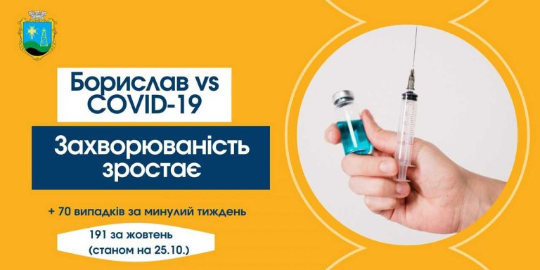 У Бориславській тергромаді — рекордна кількість вакцинацій за минулий тиждень