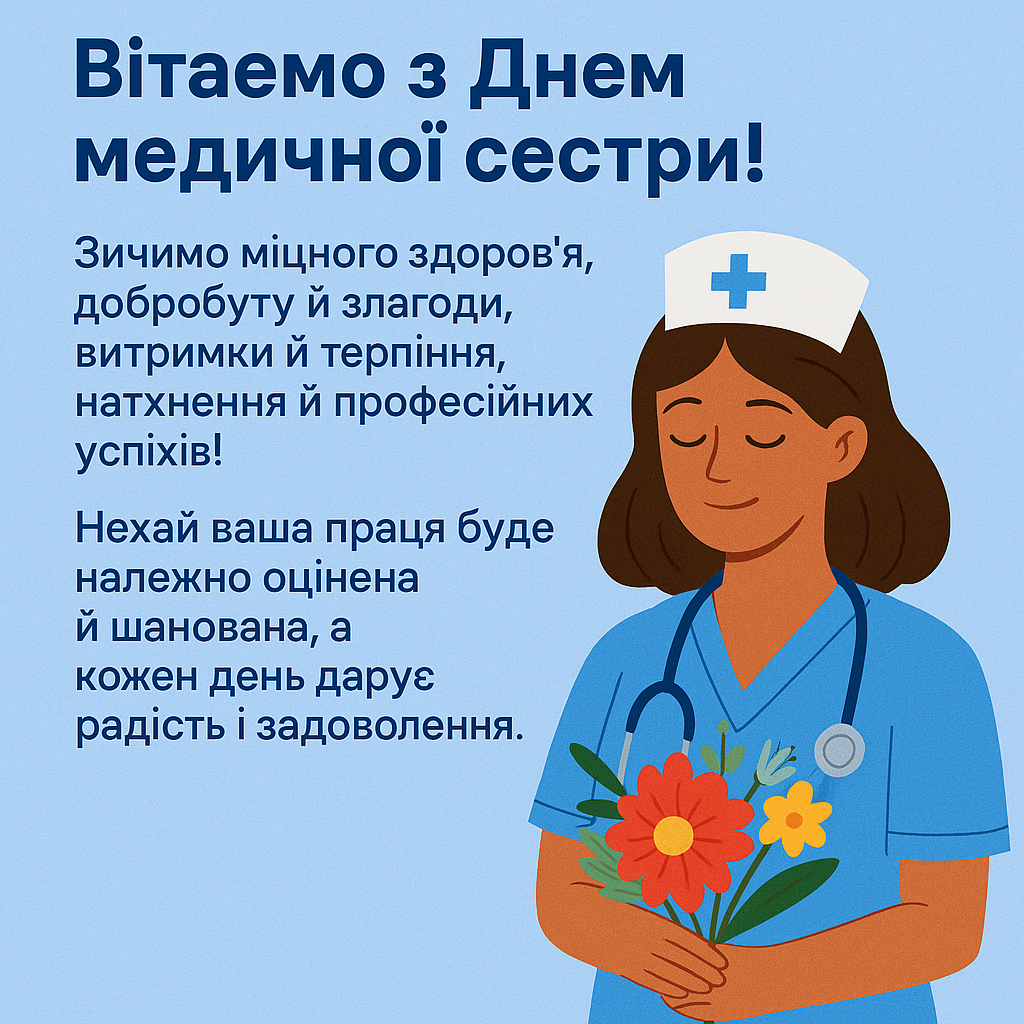 Дорогі наші медичні сестри!