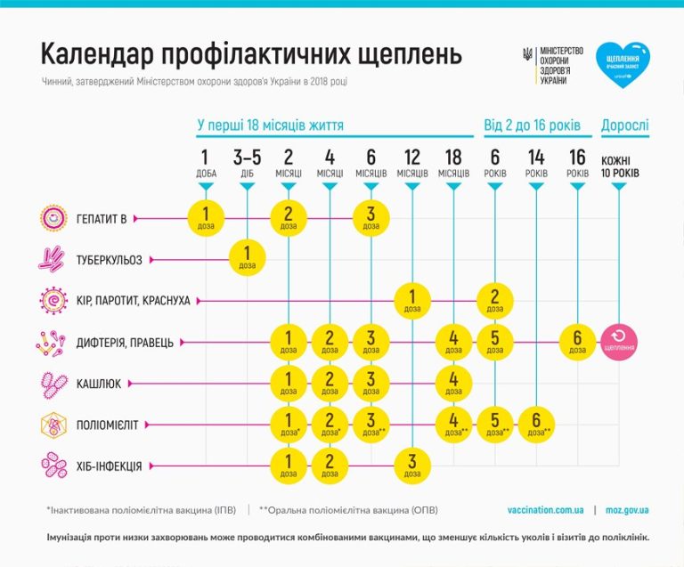Що таке вакцинація і коли варто робити щеплення дітям та дорослим?